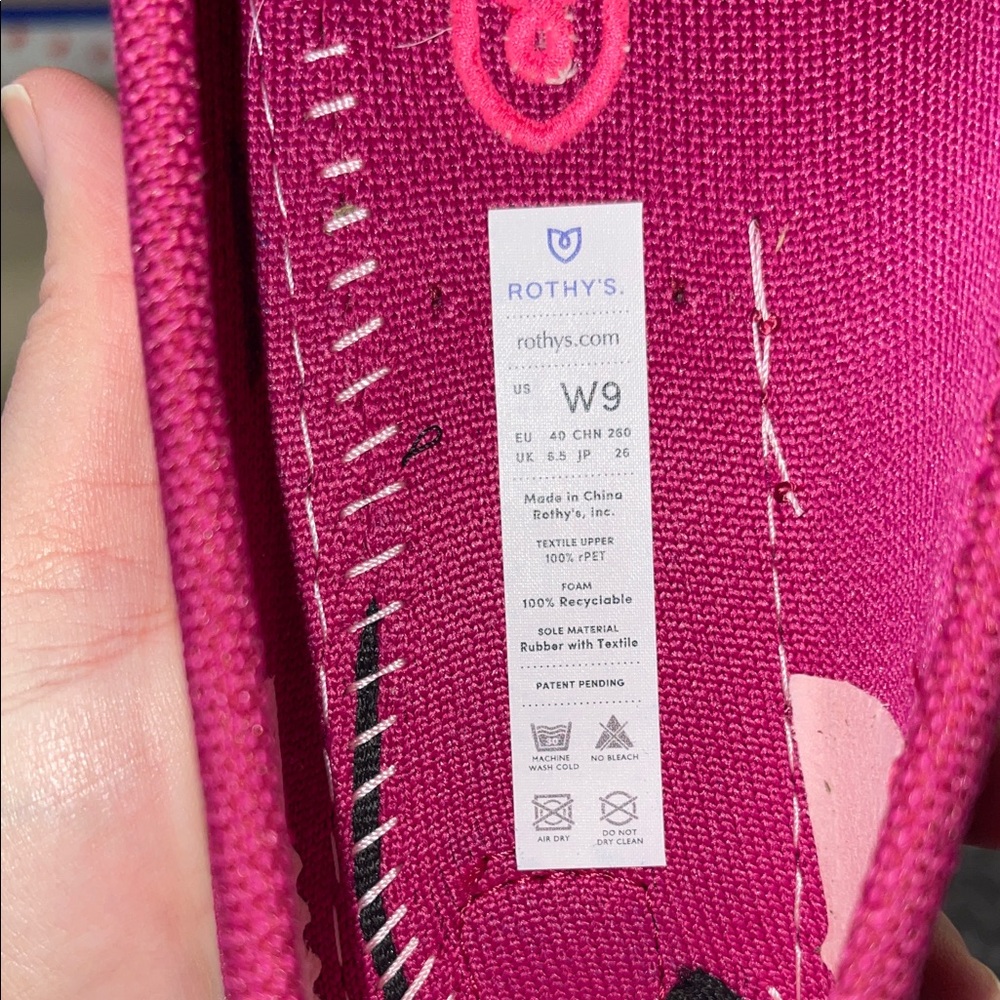 Rothy's Raspberry Driving Loafer - US 9 Women - Picture 3 of 10